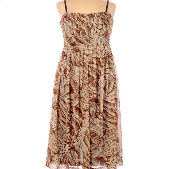 Jonathan Martin Brown Floral Dress - Picture 1 of 3